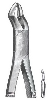 Upper molars straight handle